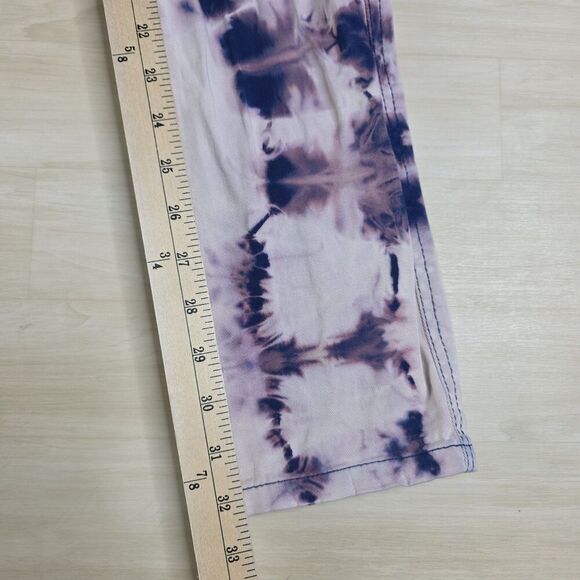 Tripp NYC Jeans Tie Dye Pants Punk Rocker Y2K Goth Slim Leg Size 32 / 15 - Picture 5 of 8